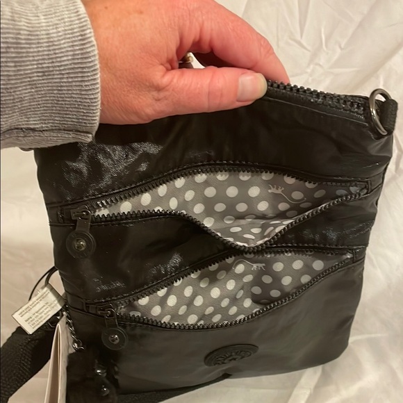 Kipling Rizzi Black Women's Adjustable Crossbody Bag - Picture 7 of 8